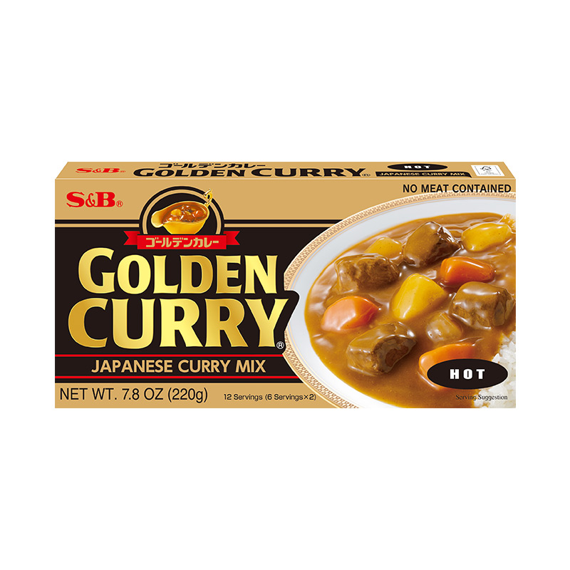 Golden Curry Mix Hot 220g