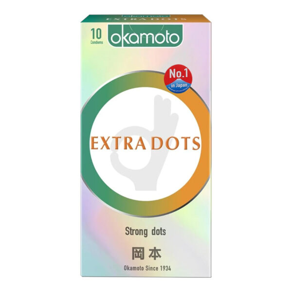 Okamoto Condom Extra Dots (Pack of 10)