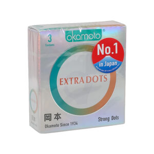 Okamoto Condom Extra Dots (Pack of 3)