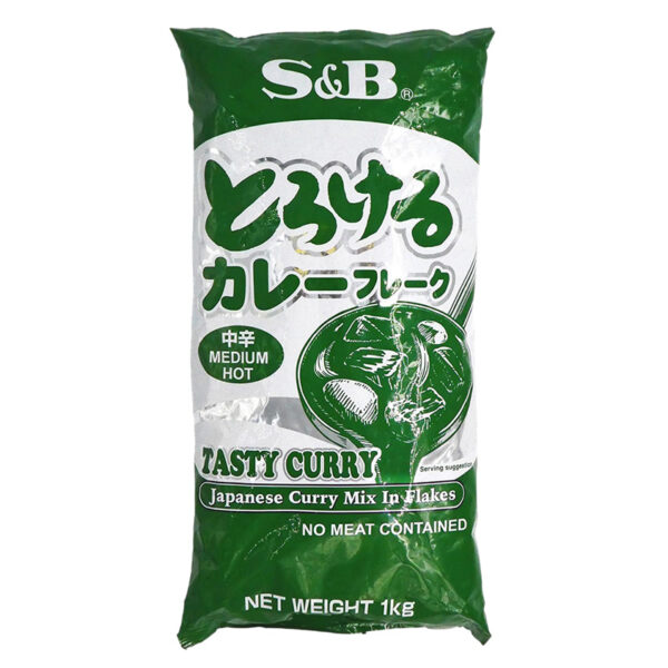 S&B Tasty Curry Sauce Mix Medium Hot – 1kg
