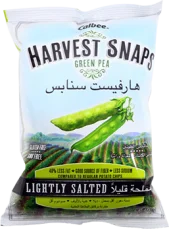 harvest snaps lightly salted