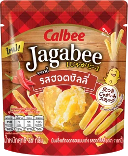 Jagabee – Potato Fries Snack (Hot Chili Flavor)
